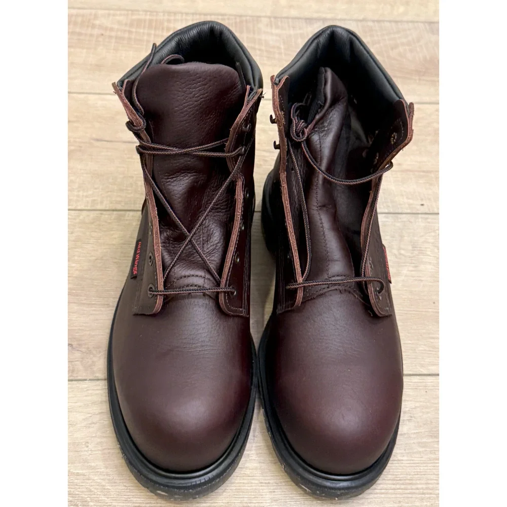 NEW RED WING 2406 SUPERSOLE 2.0 6-INCH SAFETY STEEL TOE WORK BOOTS SZ 10.5 D
